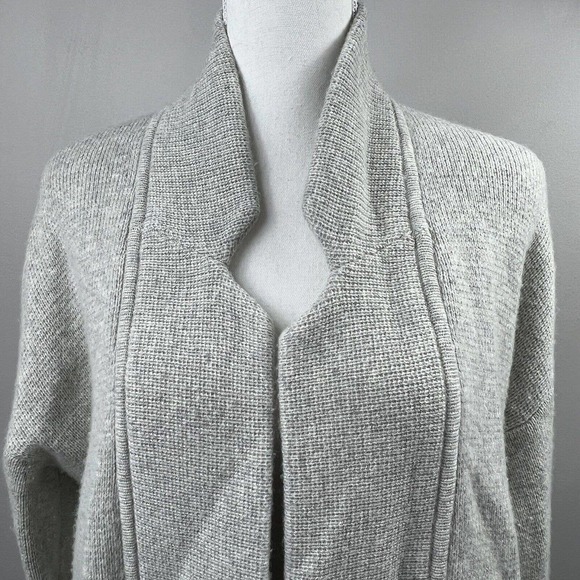 Madewell Spencer Sweater Coat Cardigan Size XS Gray Merino Wool - Picture 2 of 9